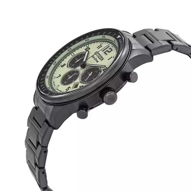 Citizen Eco-Drive Luminous Green Dial Men's Watch- CA4507-84X